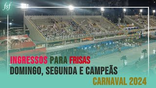 A préreserva das frisas para o carnaval 2024 Sapucaí [upl. by Kellen]