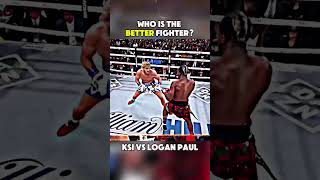 WHOS THE BETTER FIGHTER KSI vs Logan Paul boxing knockoutpower boxingfight trending loganpaul [upl. by Edmonda]