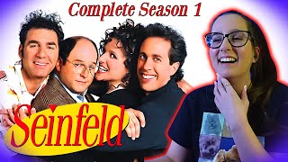 Binging SEINFELD Season 1 First Time Watching REACTION [upl. by Picker690]