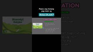 DULCOLAX FOR CONSTIPATION how to take  Bisacodyl DILCOLAX how to take [upl. by Darci]