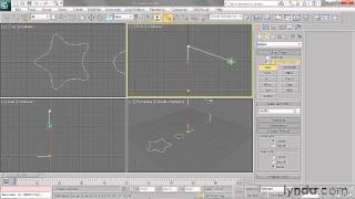 3ds Max Essential Training 02 Creating lines [upl. by Hoppe891]