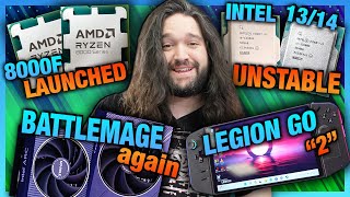 HW News  Unstable Intel CPUs New Ryzen CPUs Legion Go quot2quot RGB Light Staining GPUs [upl. by Hemetaf]