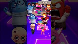 Pink Fong Exe VS Inside Out 2VS Coffin Dance Tiles Hop viral song trending shorts [upl. by Pantheas]