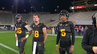 Recap Quarterbacks take center stage during Arizona State footballs Maroon and Gold practice [upl. by Areemas]