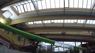 Green Kick Rocket Launch Water Slide  AquaMagis [upl. by Grosmark]