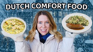 WE MADE DUTCH WINTER COMFORT FOOD netherlands food tour [upl. by Trinette870]