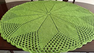 Hermoso centro de mesa o mantel paso a paso a crochet 🧶 [upl. by Florida]