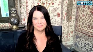 Lauren Graham REACTS to More GILMORE GIRLS Rumors Exclusive [upl. by Kerr]