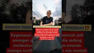 Selera makan amanda manopo jadi omongan nitizen ⁉️ shortsvideo entertainment [upl. by Onfroi460]