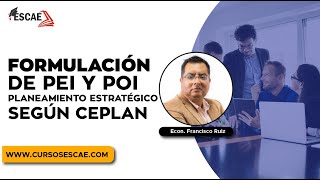 CURSO FORMULACIÓN DE PEI Y POI PLANEAMIENTO ESTRATÉGICO SEGÚN CEPLAN  2024 [upl. by Legnaleugim]