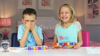 Karina and Ronald Challenge each other to try different candy  Jelly Belly BeanBoozled [upl. by Rebel]