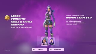 New “ Raven Team Syd “ Fortnite Skin Review [upl. by Wernher]