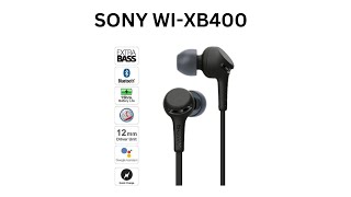 SONY WIXB400 EXTRA BASS Wireless Stereo Headset  NECKBAND [upl. by Suirrad]