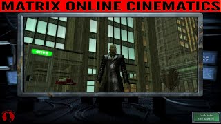 MATRIX ONLINE  The Official MXO Cinematic Chapters  Videogame Cutscenes [upl. by Nywra]