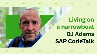 SAP CodeTalk with DJ Adams on living on and working from a narrowboat [upl. by Nellie]