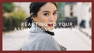 REACTING TO YOUR ASSUMPTIONS ABOUT ME  Heart Evangelista [upl. by Anahir]