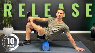 10 Min Foam Roller for Tight Hips  FOLLOW ALONG [upl. by Oirifrop]