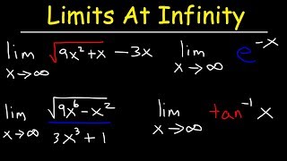 Limits at Infinity amp Horizontal Asymptotes [upl. by Cristoforo]