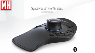 Review of the SpaceMouse Pro Wireless Bluetooth Edition the mouse for 3D Artists [upl. by Cyrille]