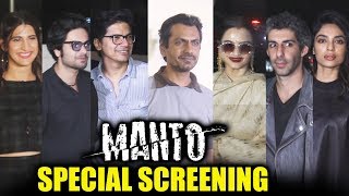 Manto Special Screening  Nawazuddin Siddiqui Rekha Ali Fazal [upl. by Ilil]