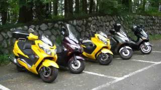 天竜スーパー林道ツーリング TMAX 20090830 [upl. by Reinar]