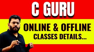 C GURU  Online amp Offline Classes Details Narasimhasir [upl. by Adama]