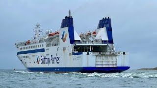 MV Barfleur Departs Poole 251023 [upl. by Charleen]