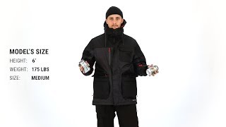 686 Sixer Insulated Snowboard Jacket Fit Review  Tactics [upl. by Ellehcir]