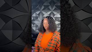 Reinstalling this gorgeous 14inch curly wig for a flawless natural look WigInstallTutorial shorts [upl. by Yanat]