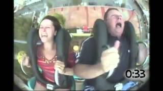 Terrified People on Amusement Park Rides [upl. by Yvon]