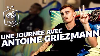 Une journée avec Antoine Griezmann à Clairefontaine Equipe de France Euro 2016 I FFF 2016 [upl. by Nauqe536]