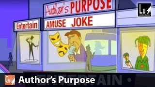 Authors Purpose Song – Learn Comprehension – Learning Upgrade App [upl. by Allez493]