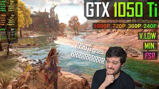 GTX 1050 Ti  Horizon Forbidden West [upl. by Kleon]