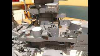 paper model of the battleship Scharnhorstpart 23 [upl. by Bernette]