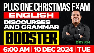 Plus One Christmas Exam English  Booster  Discourses and Grammar  Xylem Plus One [upl. by Atteloj]