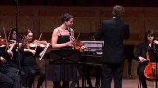 J Molter  Concerto nr 1 for DClarinet and orchestra 2nd mov Kymia Kermani clarinet [upl. by Pepito]