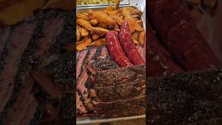 brisket porkribs sausage dinner texas bbq barbecue estoesbbq arre arlington 🔥🔥 [upl. by Mira338]