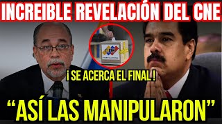 🚨EL DIRECTOR DEL CNE REVELA EXACTAMENTE COMO MADURO MANIPULÓ LAS ELECCIONES 💥 DETALLES [upl. by Ainyt]