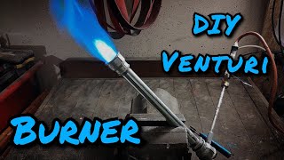 How to build a Venturi Burner for gas forge Pt 2 [upl. by Dine]