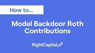 How To Model Backdoor Roth Contributions [upl. by Margareta]