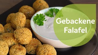 Gebackene Falafel  Tahini Dressing [upl. by Aimaj]