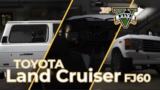 GTA 5 coming home after a short off road in a Toyota Land Cruiser FJ60  Steering Wheel Gameplay [upl. by Addiego]