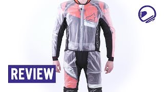 Alpinestars Racing Rain regenjas amp regenbroek review  MotorKledingCenter [upl. by Lehcem]