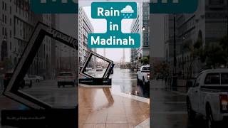 Beautiful rain in Madinah madina makkah rain [upl. by Jehiel205]