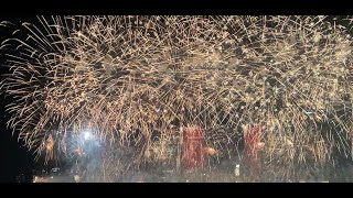 Abu Dhabi New Year 2024 Fire Works [upl. by Hardi]