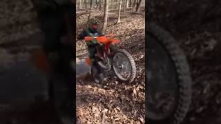 1998 KTM 125 hill climb 2stroke dirtbike riding ktm trail hillclimb [upl. by Urana]