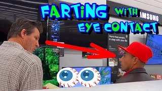 FARTING with EYE CONTACT Again 👀💩 Funny Wet Fart Prank 🤣 [upl. by Relyt]