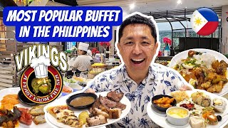 VIKINGS BUFFET Philippines 🇵🇭 Luxury All You Can Eat Filipino Food [upl. by Mead673]