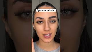 Eyebrow tutorial for beginners💛Part 1 [upl. by Ainslie52]