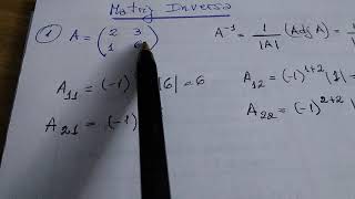 Matriz de cofactores 2x2 [upl. by Amargo274]